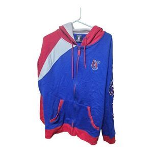3018 - Men's UNK Blue and Red LA Clippers Hoodie - XL
